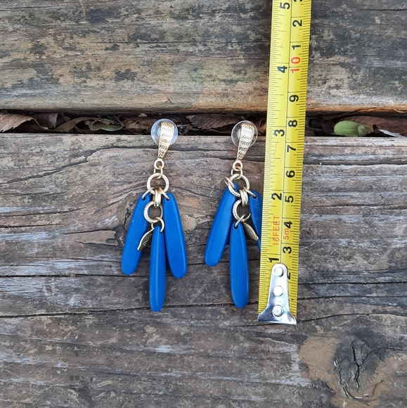 Boheme Earrings Blue Stone 💙🔵 - Picture 3 of 4